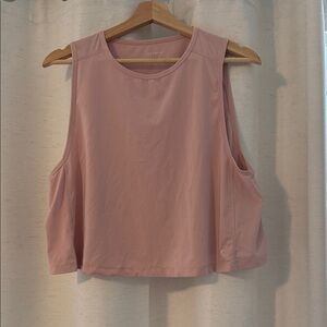 Women's Pink Sleeveless Top